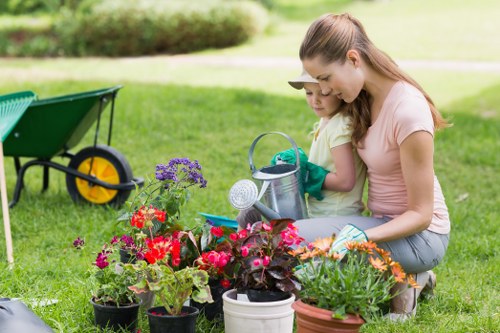 Lawn mowing and weed control for Cambridge Heath garden maintenance